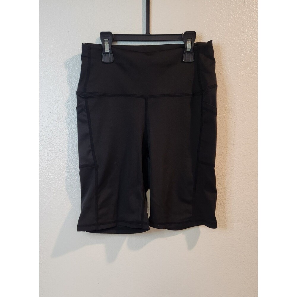 Adrienne Vittadini Black Bermuda Shorts Womens Size Small  Pull On